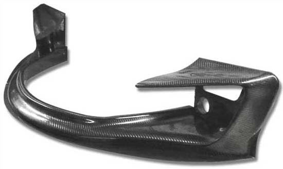 340R FRONT SPOILER, CARBON (STD DEPTH VERSION) WITH SPLITTER PLATE & GURNEY END PLATES WITH BRAKE DUCTS