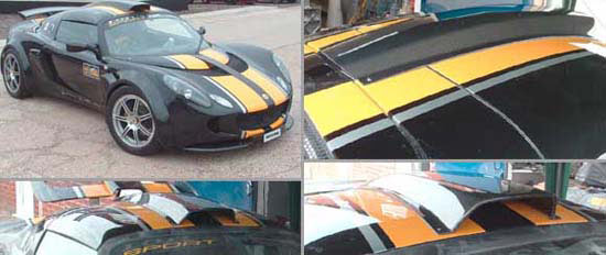 EXIGE S2 ROOF SCOOP, CARBON