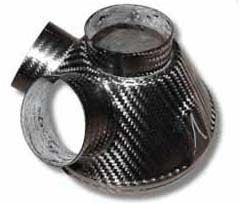3*58MM CARBON DIFFUSER CONE FOR SILVERSTONE Air box