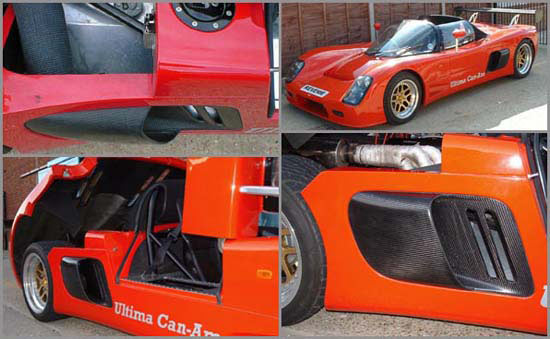 Ultima GTR carbon intake duct uk driver side assy R01SE0195