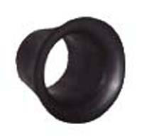 75MM STRAIGHT HIGH-FLOW ALLOY INTAKE TRUMPET (BLACK ANODISED) - R01SE6072