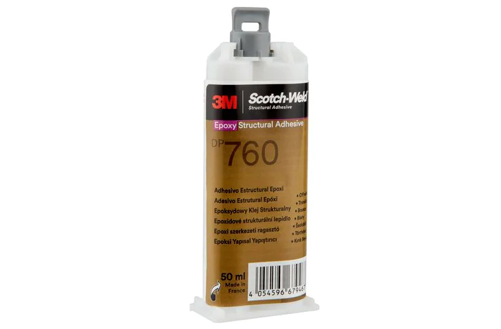 3M EPX ScotchWeld DP760 HIGH TEMP ADHESIVE 50ML, OFF-WHITE (QTY 12, PRICE EACH)