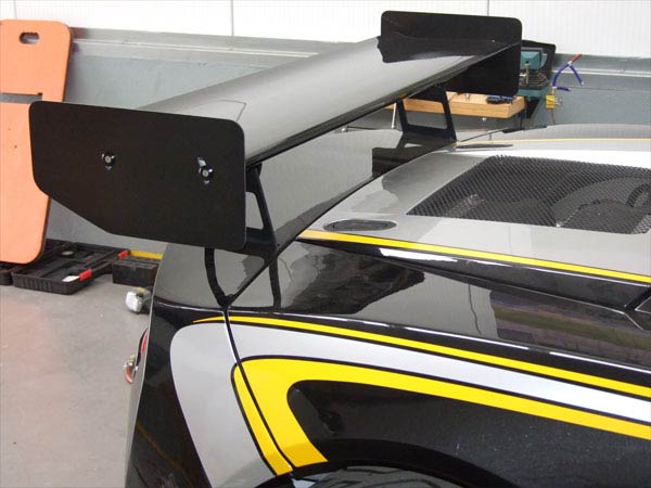 Rear wing to replace factory unit.