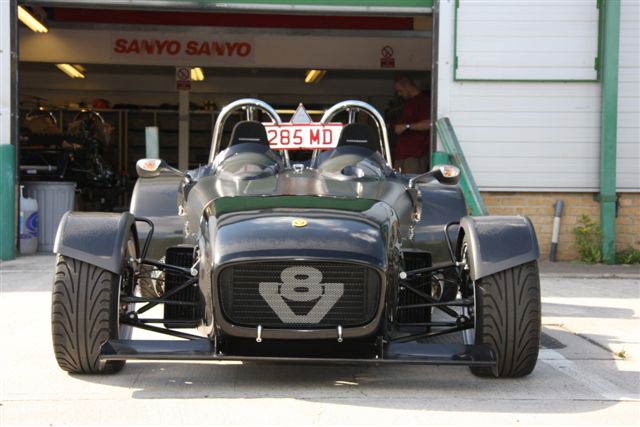 150mm chord Caterham 7 front wing kit Photo courtesy of Steve Wilson ...