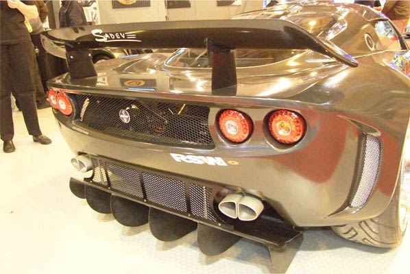 5 Element rear diffuser on RST Evo Exige S2
