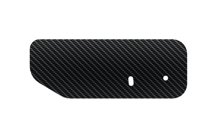 Carbon Fibre Front Wing End Plates - 150mm, Pair