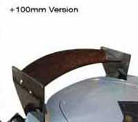 REVERIE Lotus 340R Carbon Fibre/Nomex Rear Wing Supports - 100mm Raised, Pair