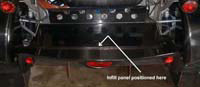 REVERIE Lotus 340R (00) Small Carbon Fibre Mid Spoiler Infill Panel