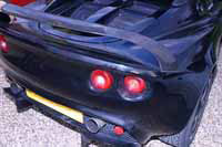 Lotus Elise S2 Carbon Fibre Rear Wing Kit - 150mm Chord x W1450mm, Fixed