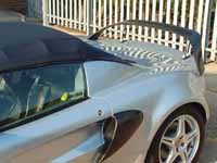 Lotus Elise S1 Carbon Rear Wing Kit - 150mm Chord x W1450mm, Adjustable