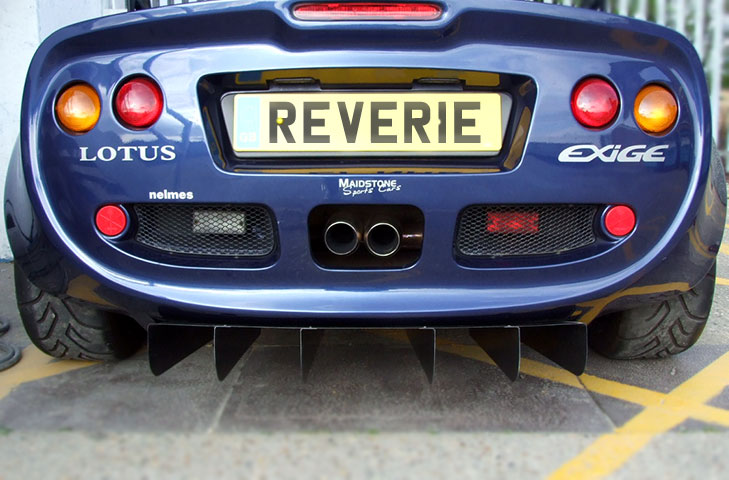 REVERIE Lotus Exige S1 (00 - 01) Carbon Rear Diffuser - 5 Element, Long Version - R01SB0129