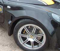 REVERIE Lotus Exige S2 GRP Front Wheel Arch Kit Pair (Internal Flange)