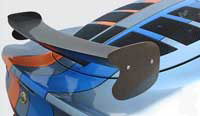 REVERIE Lotus Exige S2 Carbon Rear Wing Kit (Curved) - 225mm Chord x W1000mm, Fixed