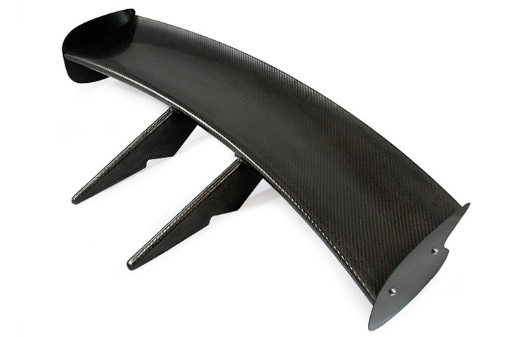 REVERIE Lotus Exige S2 Carbon Rear Wing Kit (Curved) - 225mm Chord x W1000mm, Fixed - R01SB0161