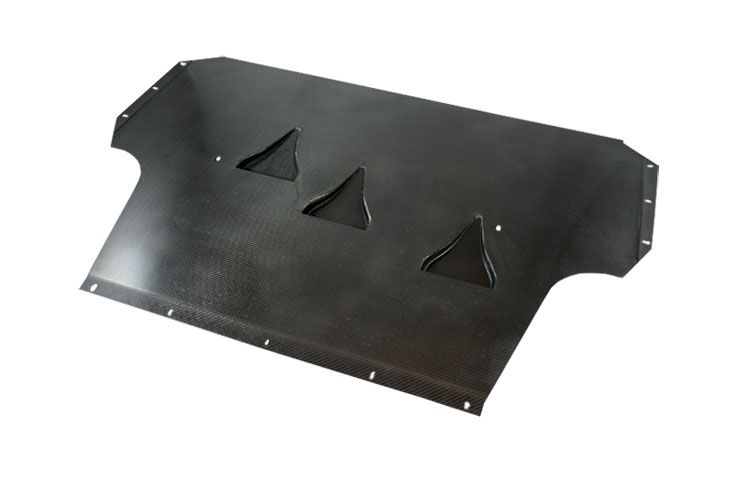 REVERIE Lotus Elise/Exige S2/111R/240R/220S/2-Eleven Carbon Rear Floor Section - 3 NACA Ducts - R01SB0180