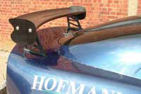 REVERIE Lotus Exige S1 Carbon Rear Wing Kit (Curved) - 225mm Chord x W1650mm, Adjustable