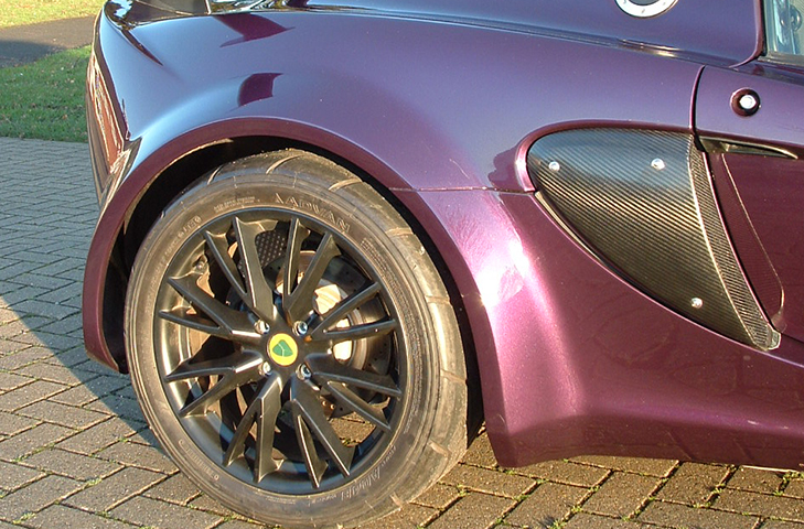 REVERIE Lotus Exige S2 GRP Rear Wheel Arch Kit Pair (Internal Flange) - 40/55mm - R01SB0186