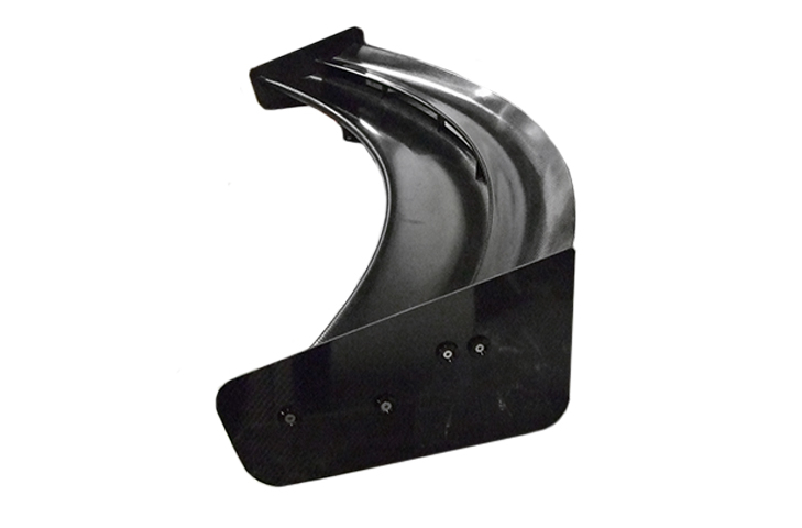 REVERIE Universal Dual-Element Motorsport Carbon Rear Wing Kit (Curved) - 225/150mm Chord, Adjustable Clam/Boot/Roof Mounted - R01SB0208