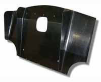 Lotus Exige S2 111R/220S Carbon Rear Diffuser - 3 Element, 5 Fixing Holes, 220S Oval Exhaust Hole