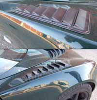 REVERIE Lotus Elise/Exige S2, Exige V6 Carbon Fibre Front Wheel Arch Louvre Vents - Pair