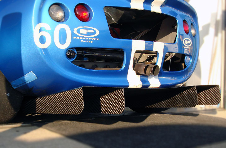 Lotus Exige S2 (04 - 06) Carbon Rear Diffuser - 3 Element, 3 Fixing Holes, Wide Mid-Floor Only - R01SB0251