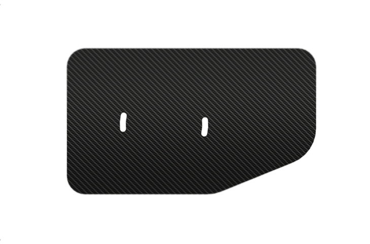 Slotted Carbon Fibre Wing End Plates 