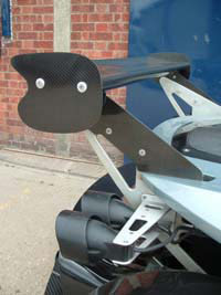 REVERIE Lotus 340R Carbon Fibre Rear Wing Kit (Straight) - 225mm Chord x W1240mm, Adjustable