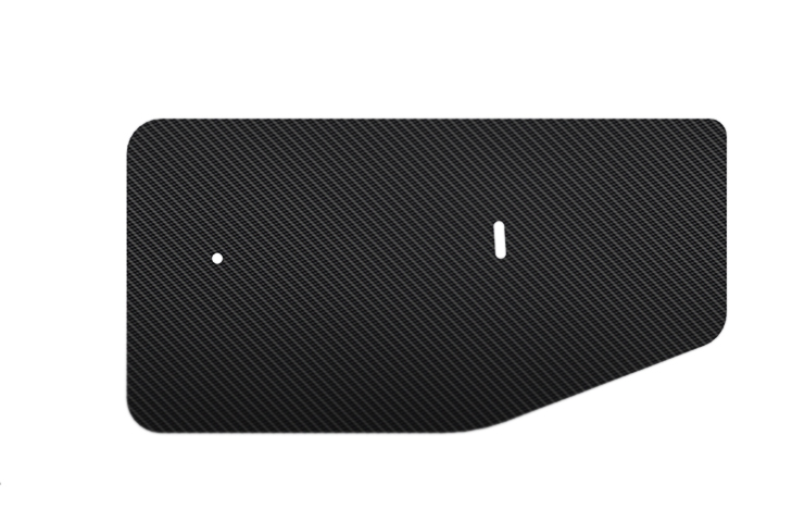 REVERIE Carbon Fibre Rear Wing End Plates for 300/310mm Chord Wings 2-Eleven race car shape 1.8mm thick. - R01SB0268