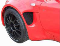 Lotus Elise S2 GRP Front Wheel Arch Kit (External Flange) + 40mm