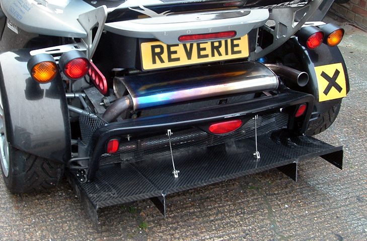 Lotus 340R (00) Carbon Fibre Rear Diffuser - Long Length - R01SB0341