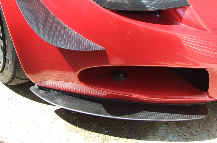 TVR T350 Carbon Fibre Front Splitter Plate - RH - R01SB0342