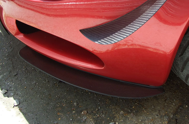 TVR T350 Carbon Fibre Front Splitter Plate - LH - R01SB0343