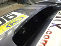 Noble M12/M400/3R Radiator Gurney Flap - Carbon Fibre