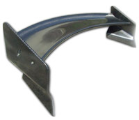 Lotus Exige S2 2010 Motorsport Carbon Rear Wing Kit (Curved) - 225mm Chord, Adjustable