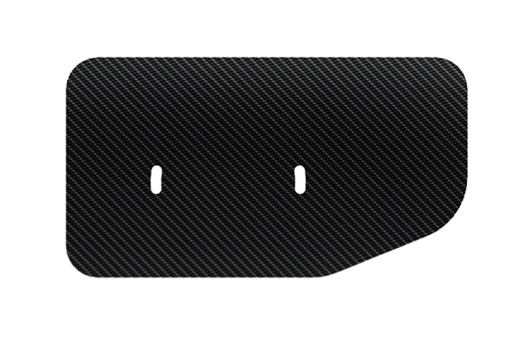 Carbon Fibre Front Wing End Plates - 225mm - Pair