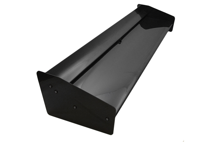 Universal Dual-Element Carbon Rear Wing Kit (Straight) - 310LD/150mm Chord x W2100mm, Adjustable. - R01SB0444