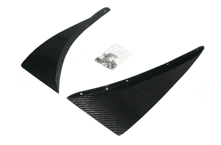 Porsche 911 991.1 GT3 (13 - 15) Carbon Fibre Bumper Canards Large Race - Pair - R01SB0468