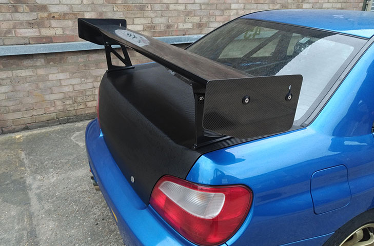 Subaru Impreza (00 - 07) 2nd Generation GD, GG Carbon Fibre Rear Wing Kit - R01SB0517