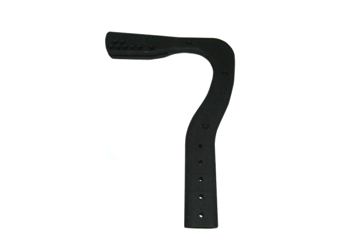 Universal ReVerie CNC Rear Wing Alloy Swan Mounts Black Anodised - Pair - R01SB0518