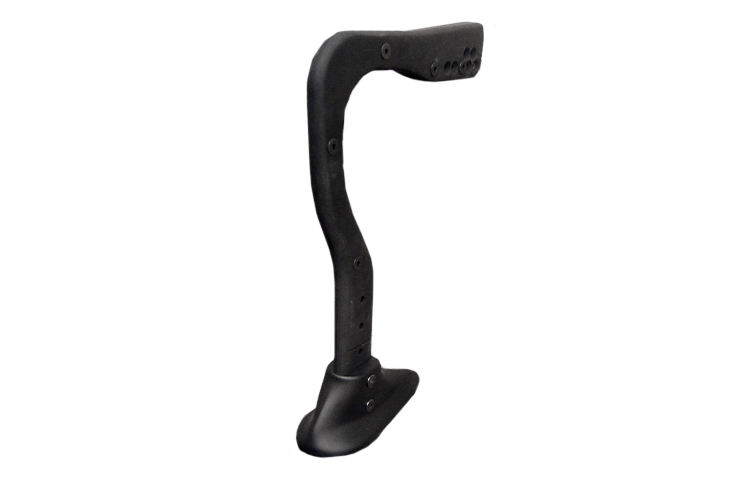 Universal ReVerie CNC Rear Wing Alloy Swan Mounts Pair & Mount Base - Pair, Black Anodised - R01SB0521