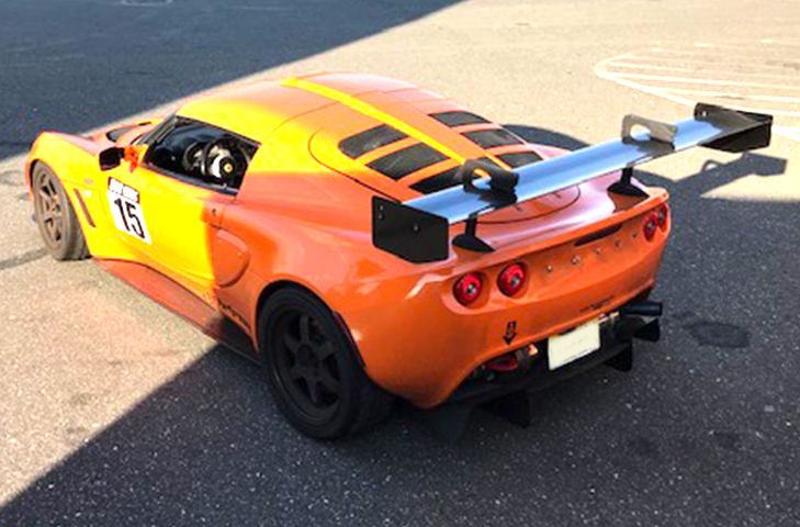 Lotus Elise/Exige S2 Carbon Rear Wing Kit - 310mm Chord Low Drag with Swan Mounts - R01SB0533