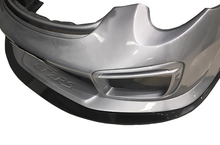 Porsche 911 991.2 GT2RS (17 - 19) Race Carbon Fibre Front Splitter 10mm thick with foam core. - R01SB0582