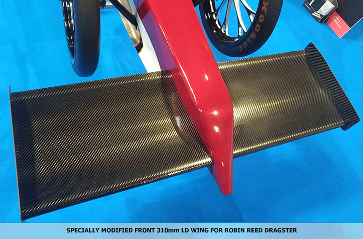 Universal Carbon Front Wing (Straight) - 310mm LD Chord x W1800mm - R01SB0585