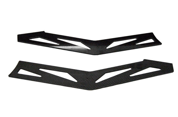 Ariel Atom (00 - ) Rear Wing Tall Upright Side Mounts (250mm Higher than OEM) Aluminium - Pair