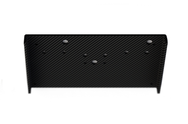 Ariel Atom Rear Wing Support Number Plate Bracket Carbon Fibre