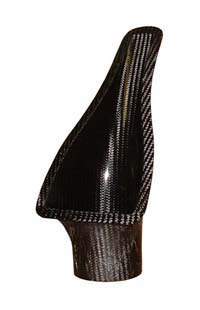 REVERIE Carbon Fibre NACA Air Duct - 58mm Outlet