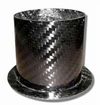 REVERIE Air Intake/Inlet Pipe - 58mm Straight Outlet, Carbon Fibre