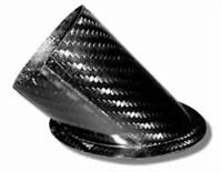 Air Intake/Inlet Pipe - 58mm 45deg Angle Outlet, Carbon Fibre