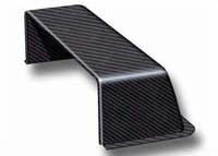 Carbon Fibre Bonnet/Roof Scoop - 300 x 140 x 90mm, External Flange