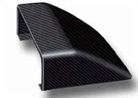 Carbon Fibre Bonnet/Roof Scoop - 150 x 140 x 49mm, Internal Flange